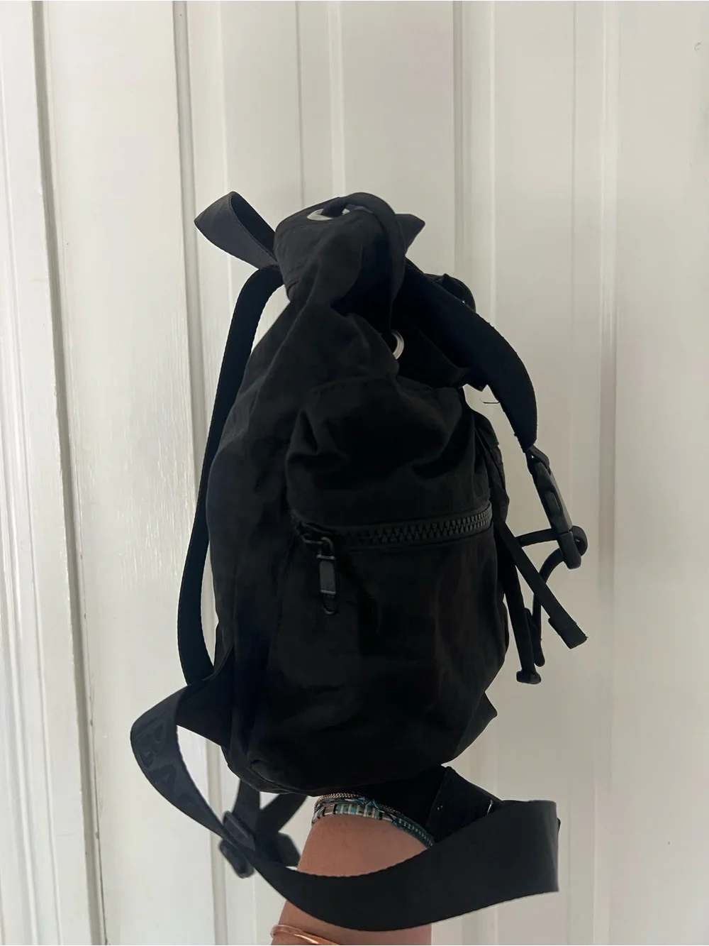 BAGGU Black Sport Backpack